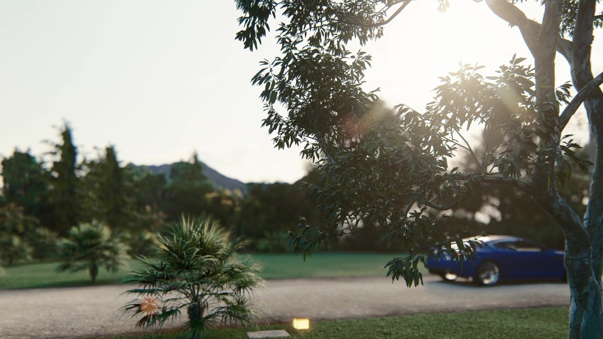 Lumion exterior animation Low-poly 3D model_2