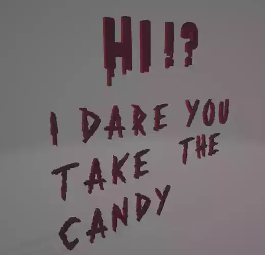 Spooky Candy Wall Art 3D print model