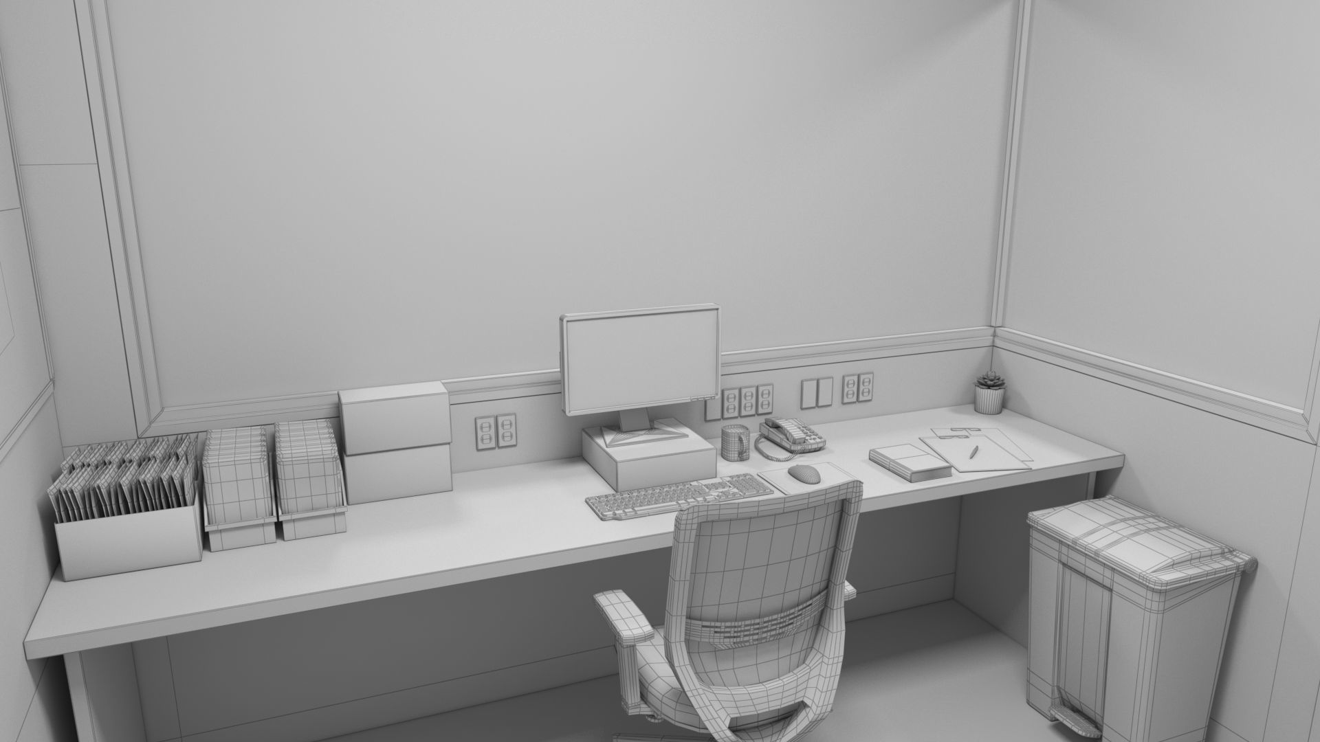 Hospital High Dependency Unit 3D model_19