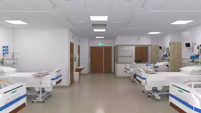Hospital High Dependency Unit 3D model
