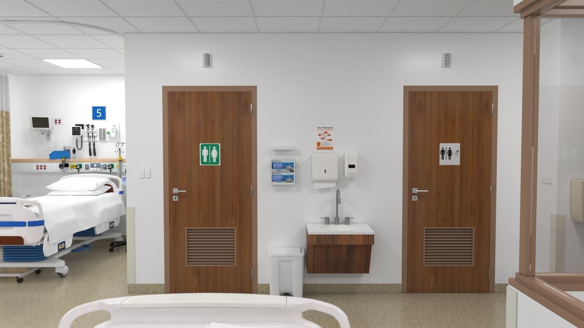 Hospital High Dependency Unit 3D model_6