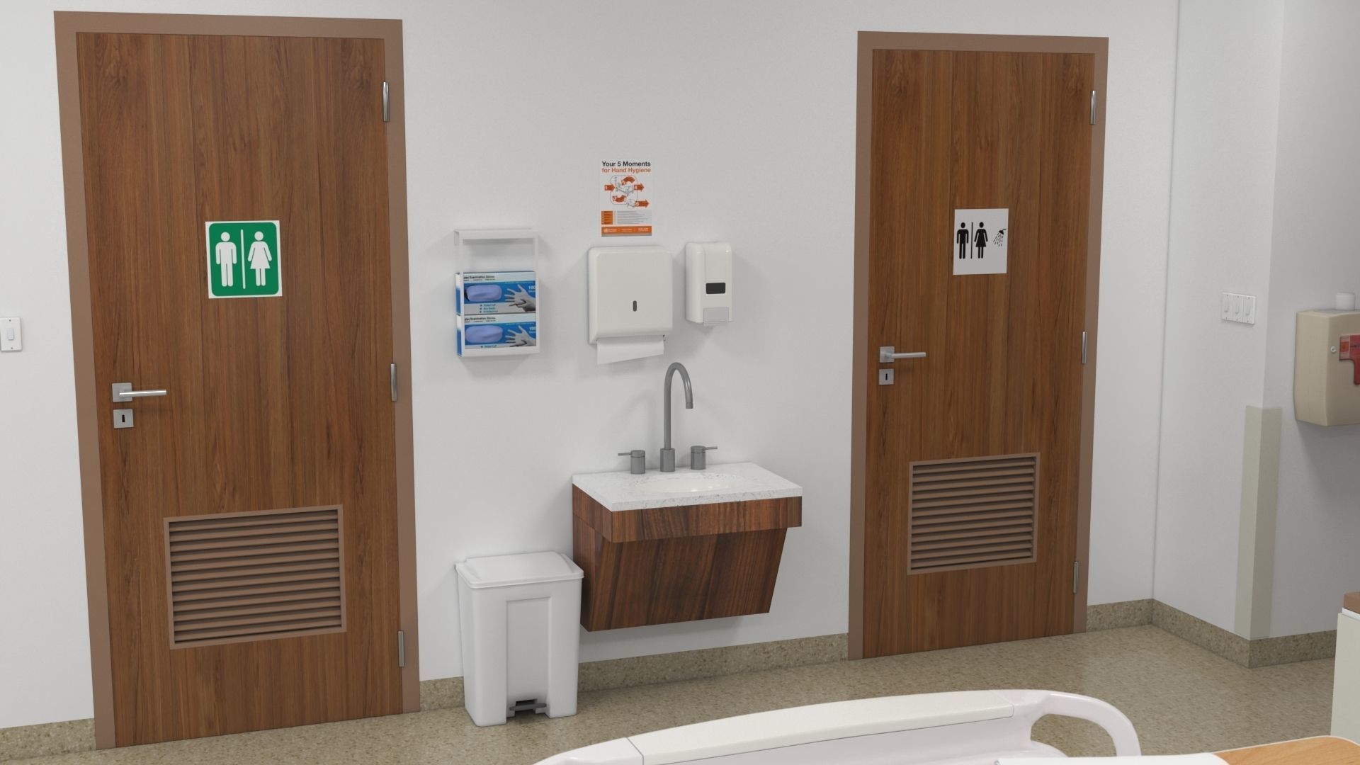 Hospital High Dependency Unit 3D model_11