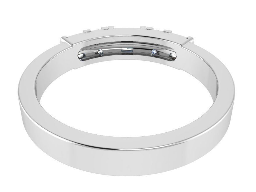 10-Stone Diamond ring 2796 3D print model 3D print model_3