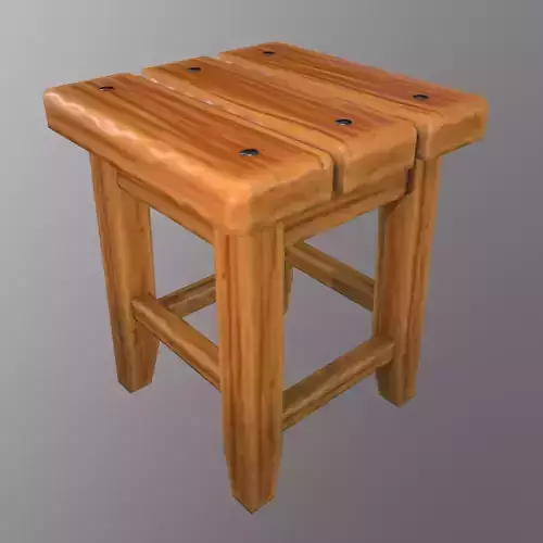 Stylized medieval stool
