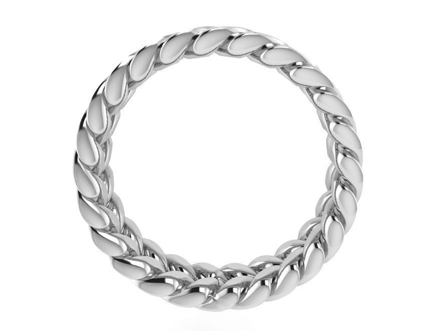 Textured ring 2800 3D print model 3D print model_3