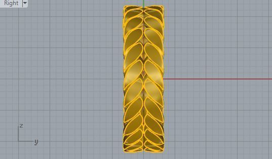 Textured ring 2800 3D print model 3D print model_6