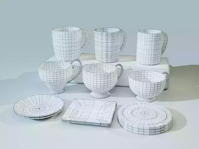 Tea Cups-Plates and Coffee Mugs-Cup Rings