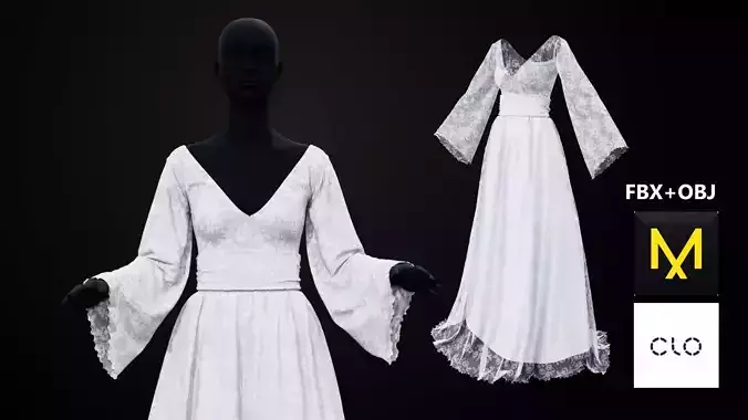 Wedding Dress Marvelous Designer