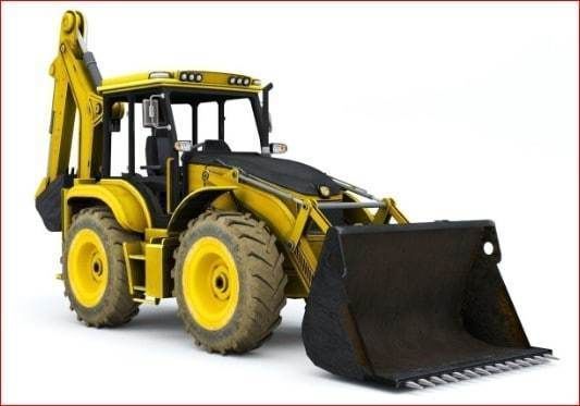 digger gold bulldozer badge 3D print model_5