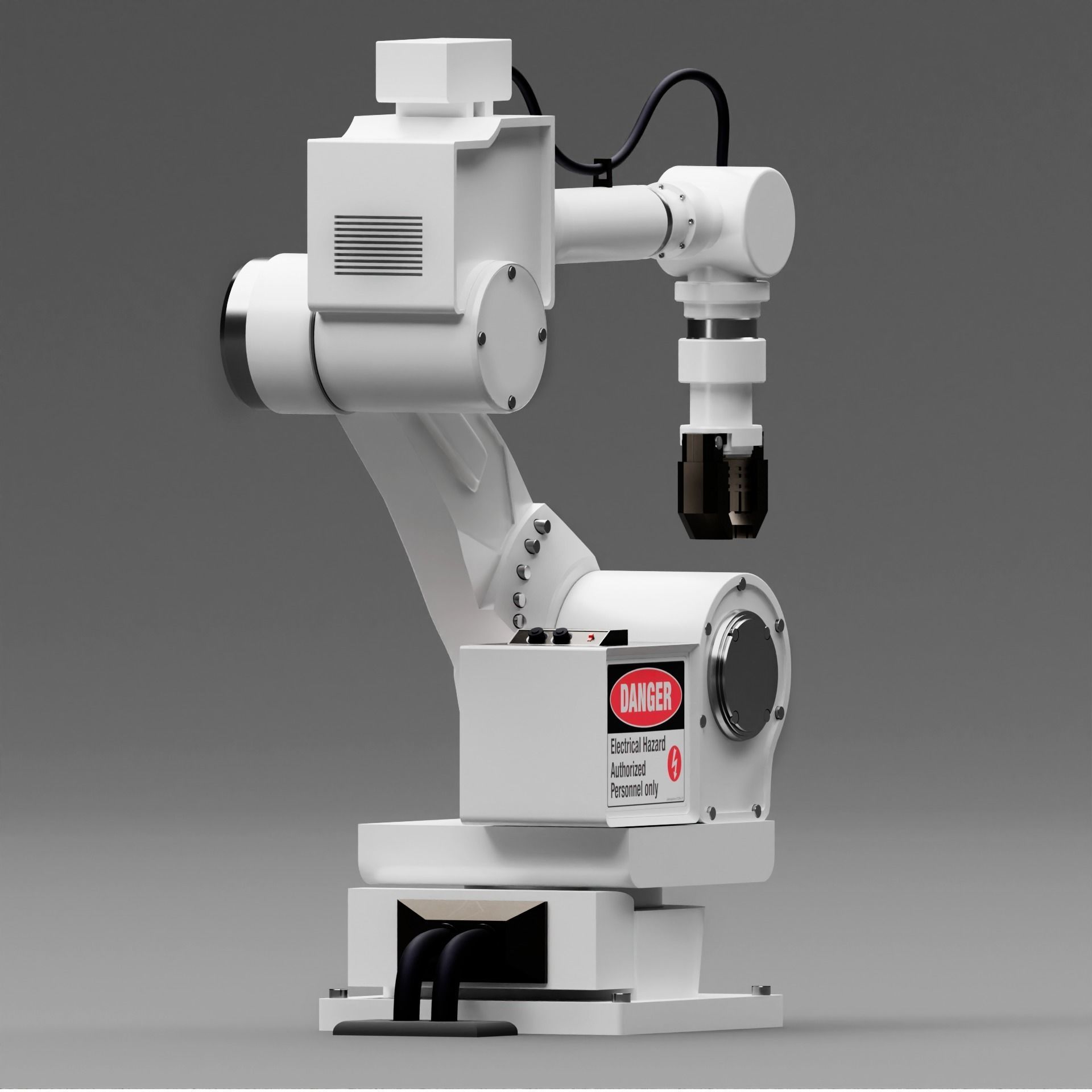 Industrial Robot 3D model_3