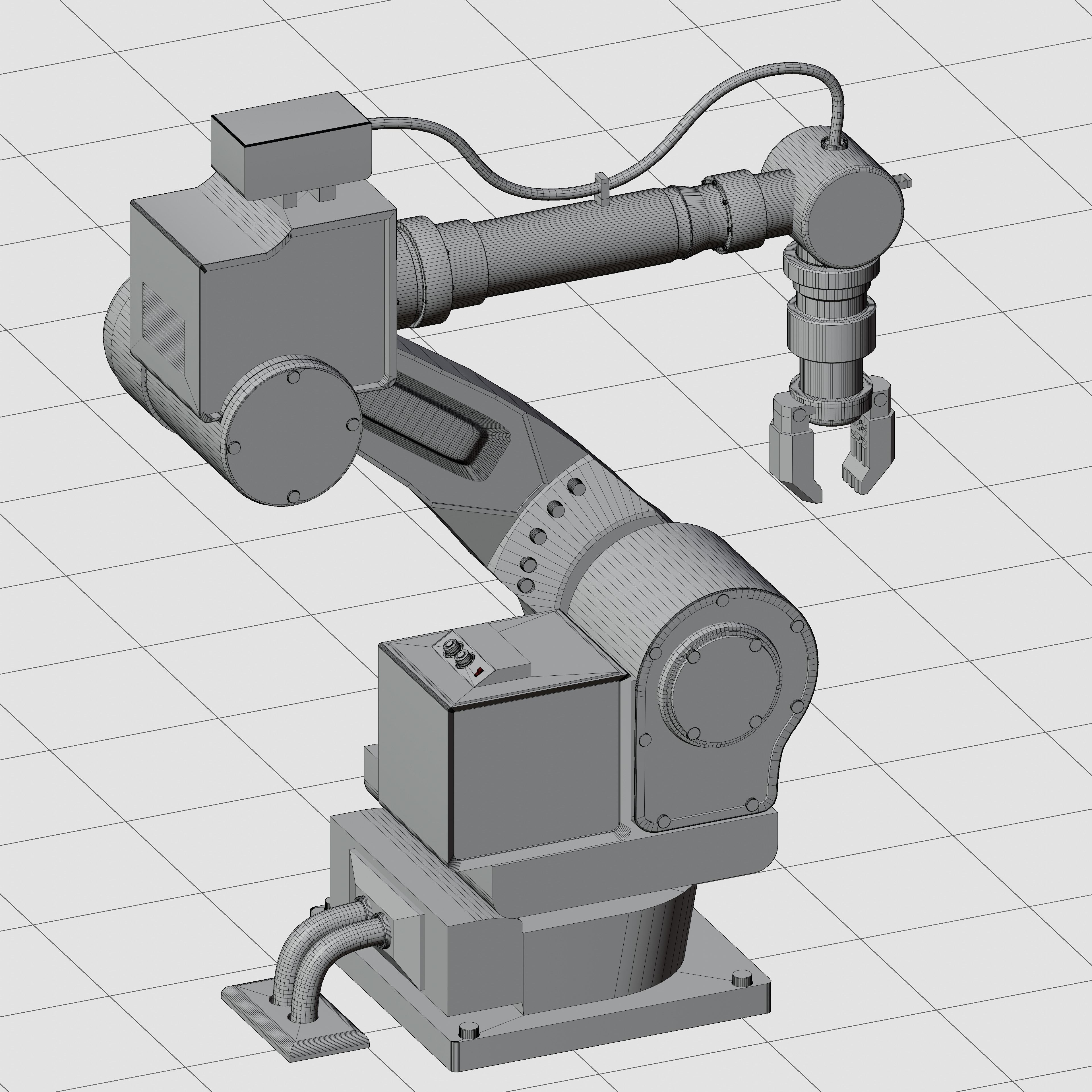 Industrial Robot 3D model_9