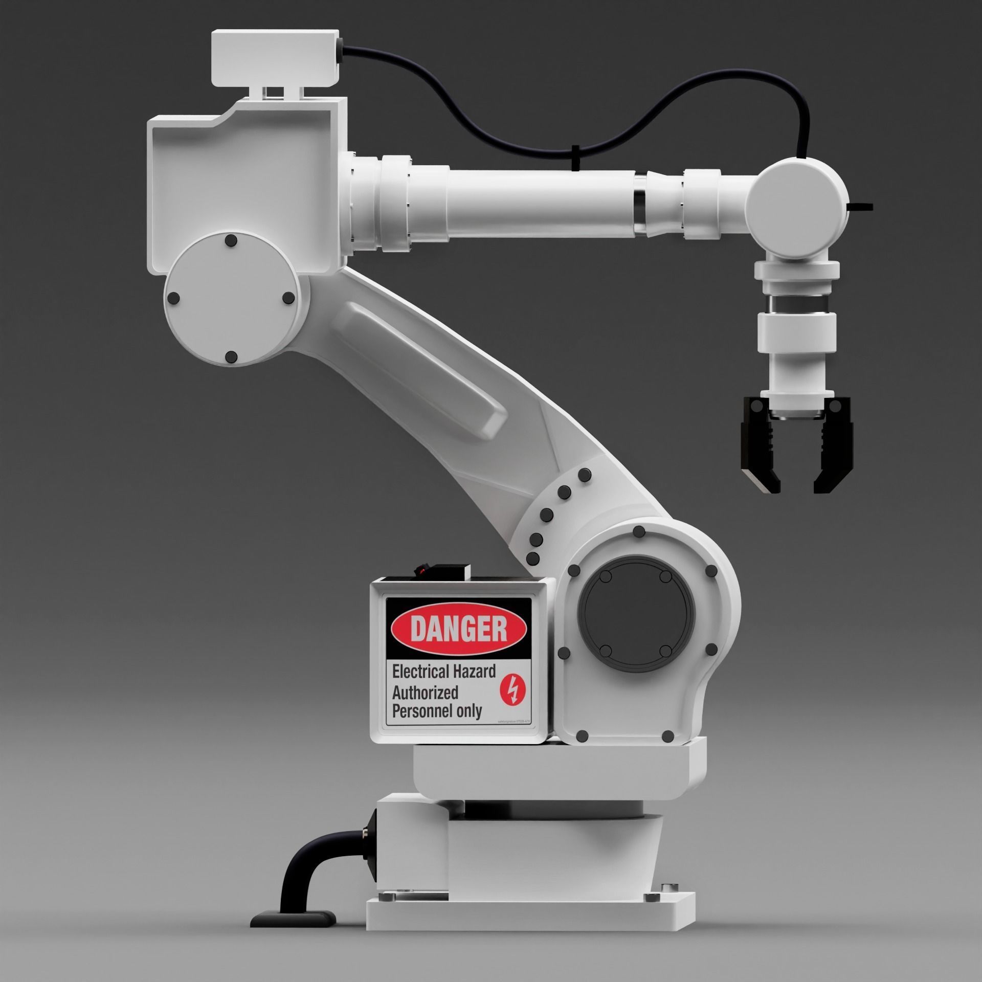 Industrial Robot 3D model_2