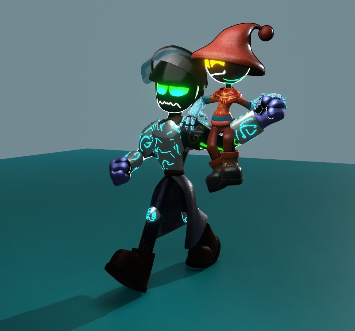 Shadow Character 1 The Adventurer Free 3D model_13