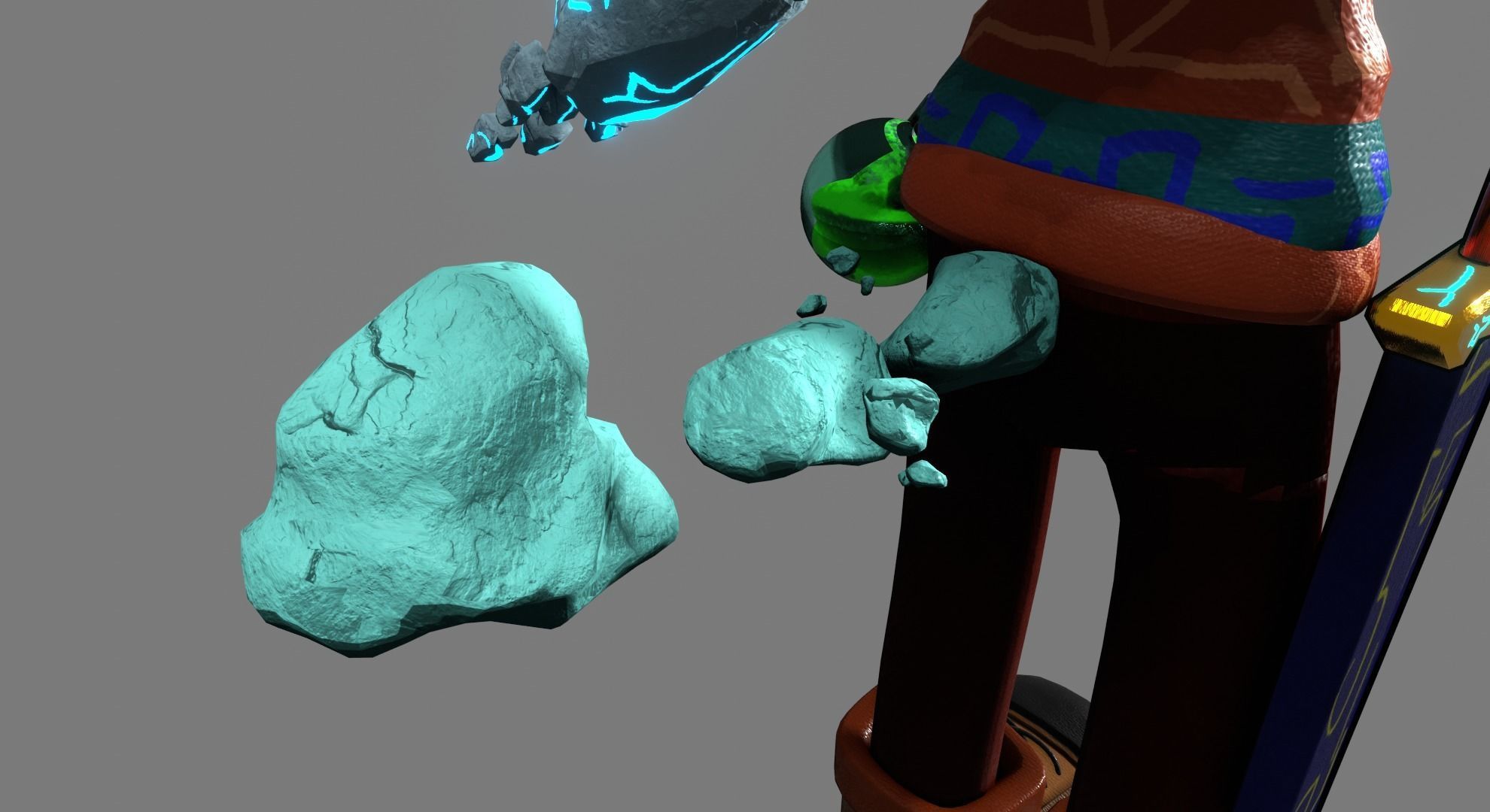 Shadow Character 1 The Adventurer Free 3D model_23