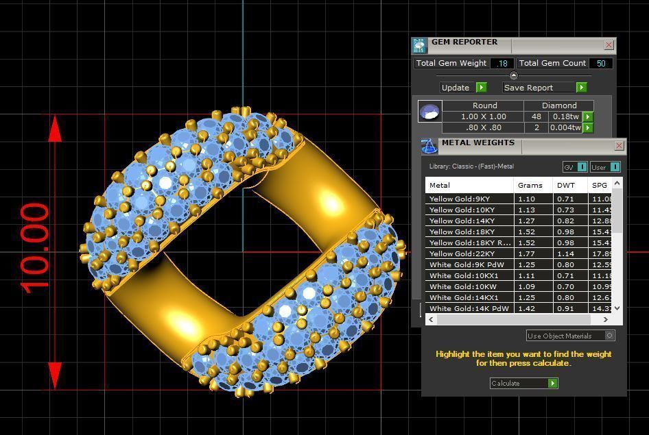 Cuban link 10mm 3D model_5