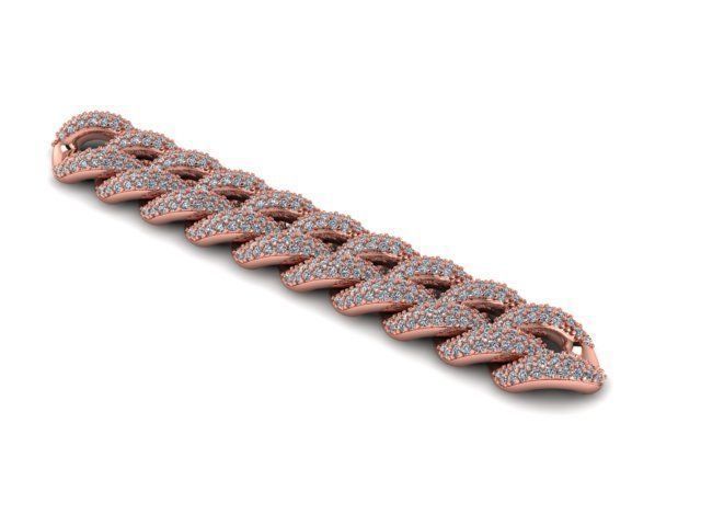 Cuban link 10mm 3D model_1