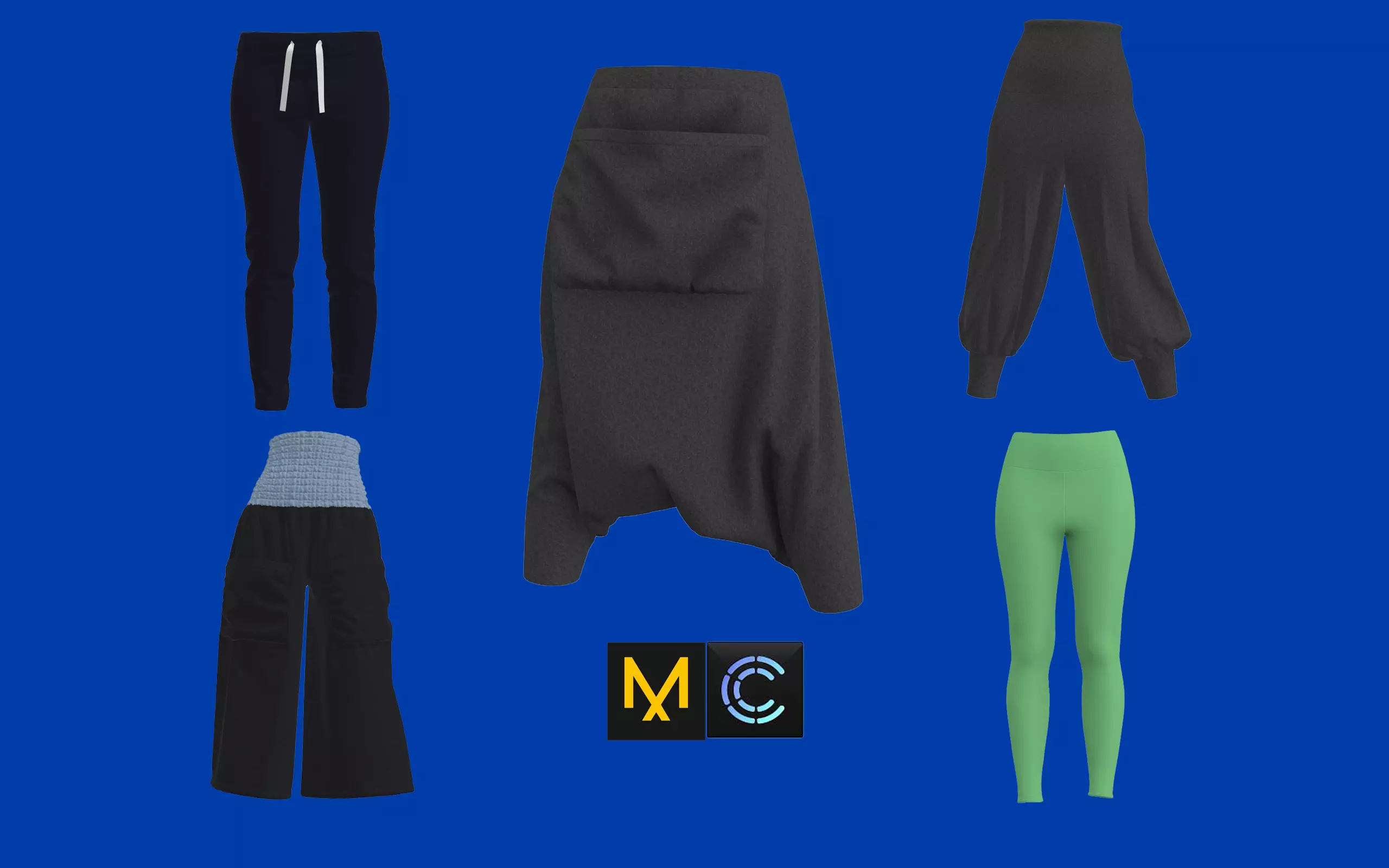 Pants Outfits MD CLO 3D zprj project files 3D model_0