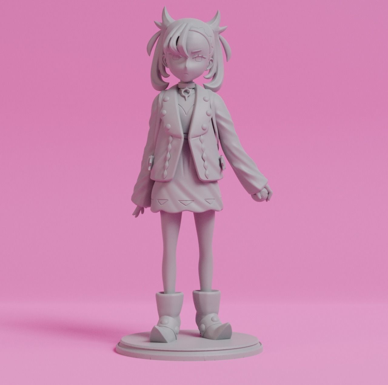 Pokemon - Marnie 3D print model_1