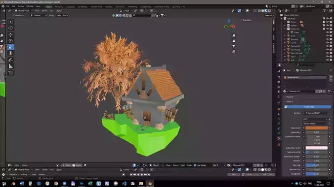 Simple house 3D model