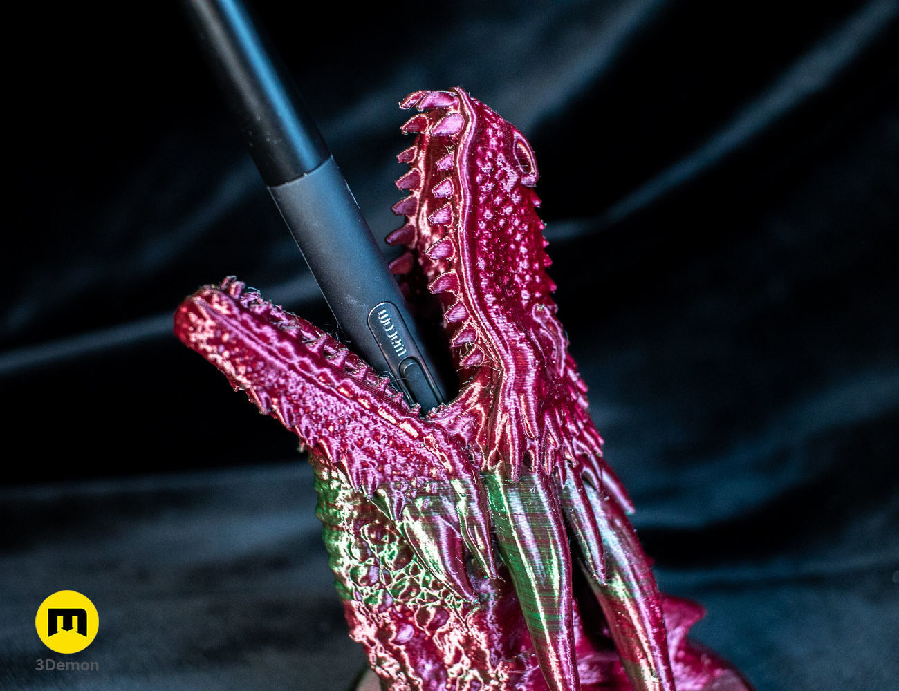 Dragon Head Stylus Stand - Game of Thrones 3D print model_3