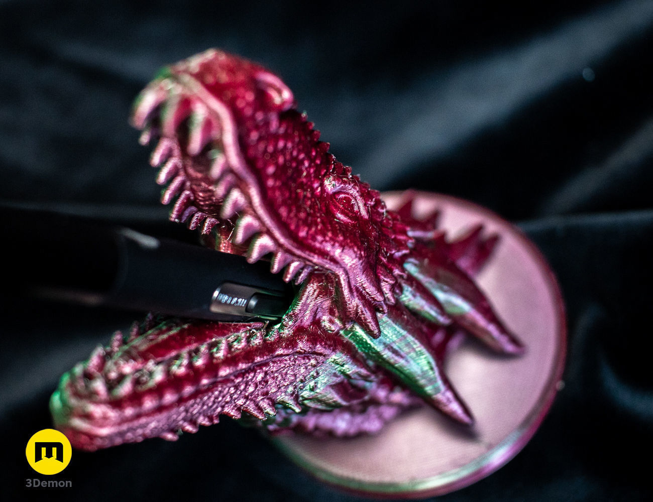 Dragon Head Stylus Stand - Game of Thrones 3D print model_2