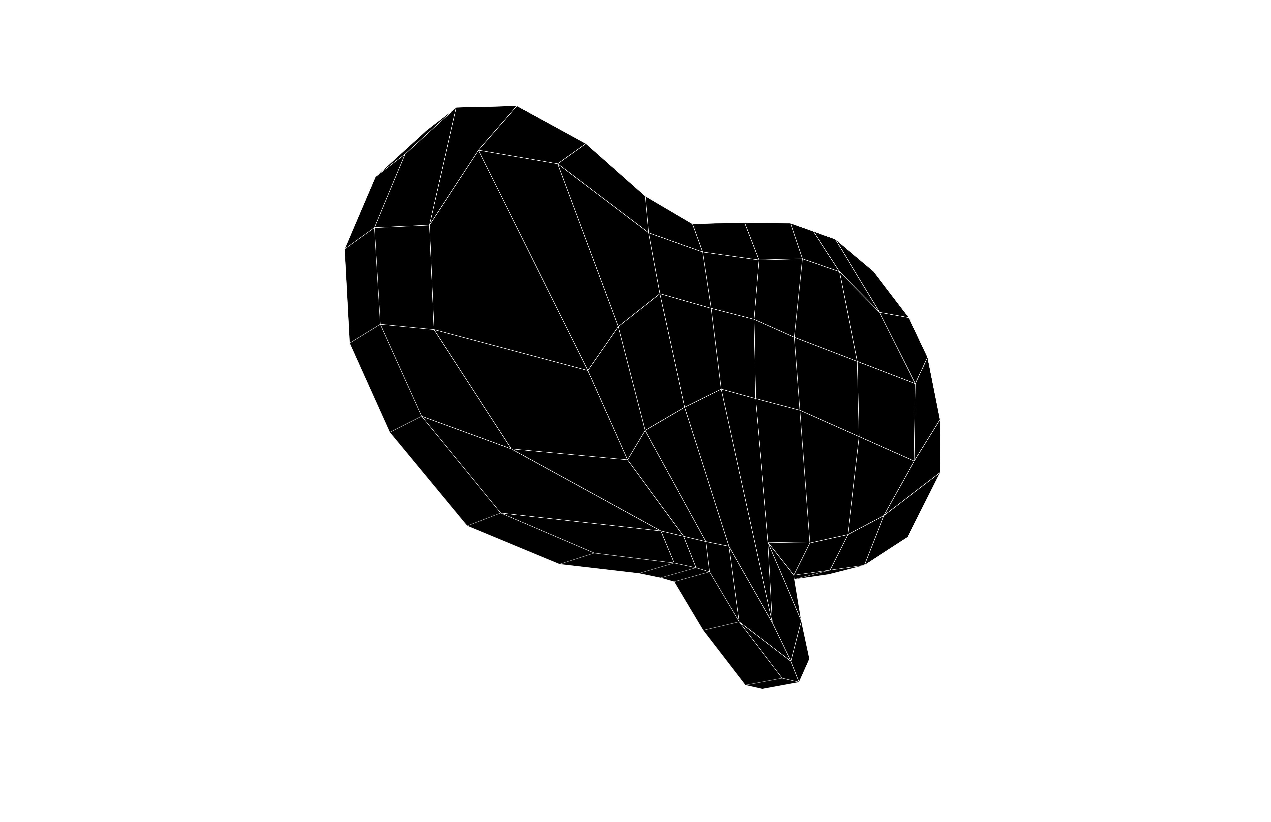 Speech Balloon v13 002 Low-poly 3D model_8