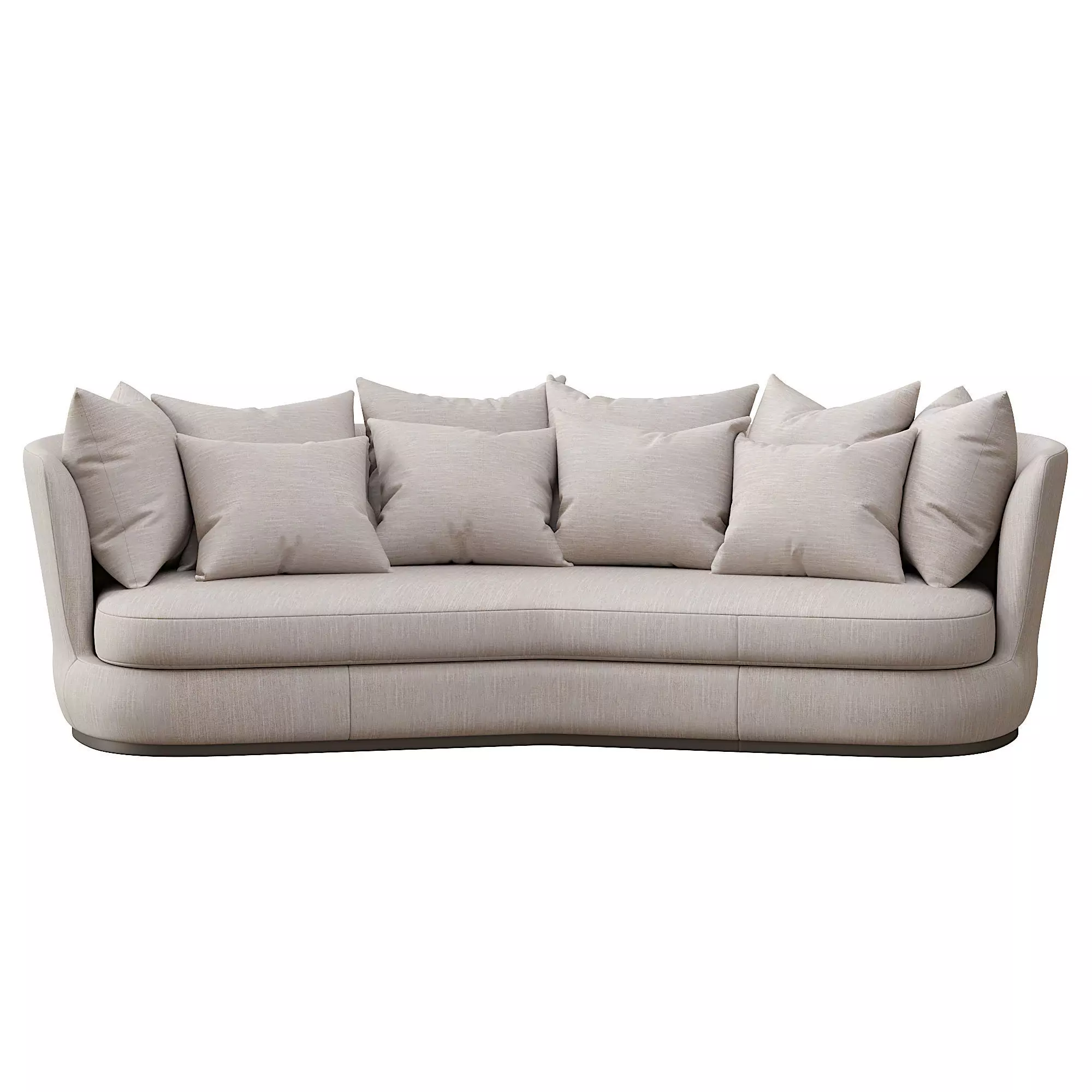 Apollo sofa  Low-poly 3D model_0