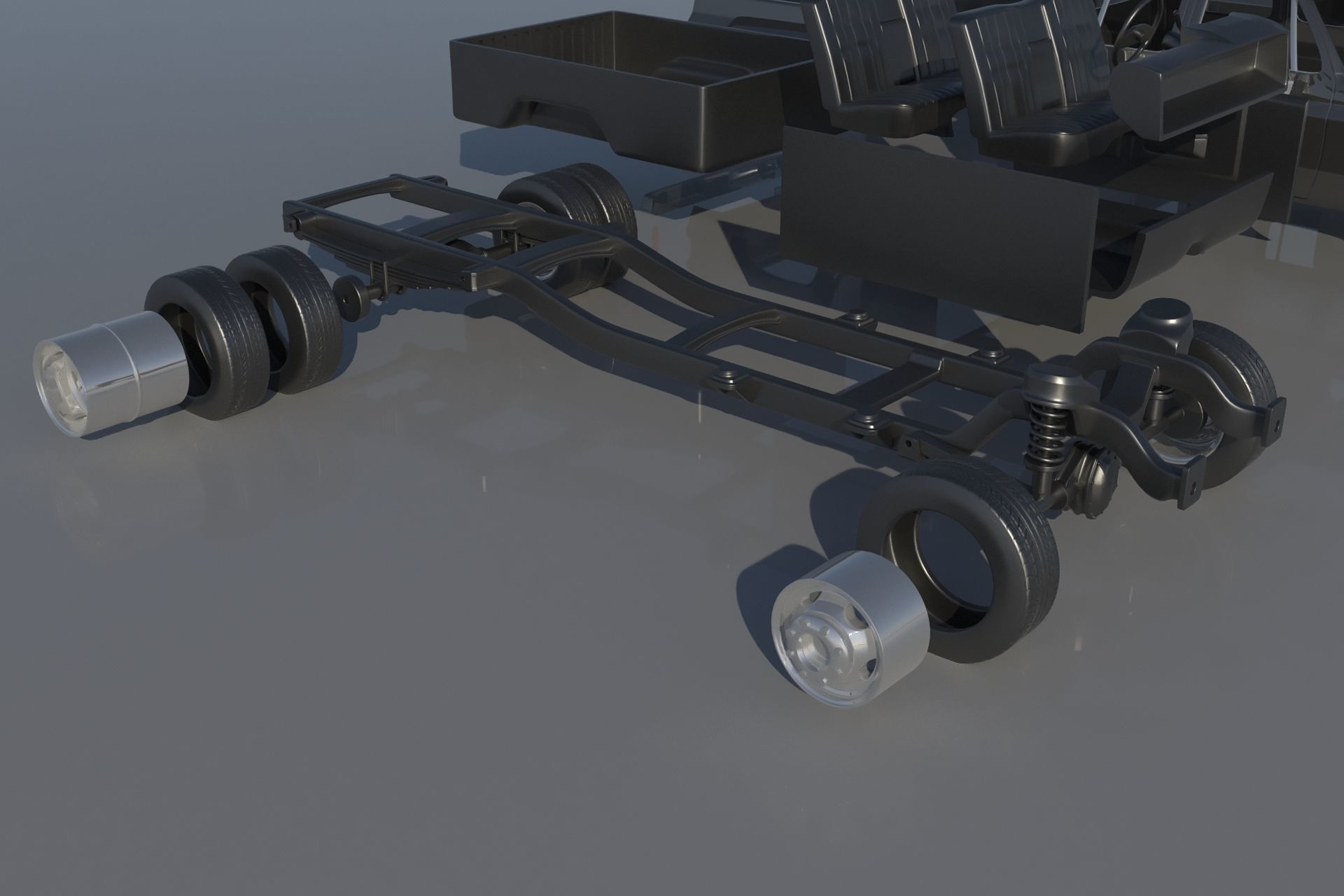 Chevrolet K30 Crew Cab 1975  3D print model_20