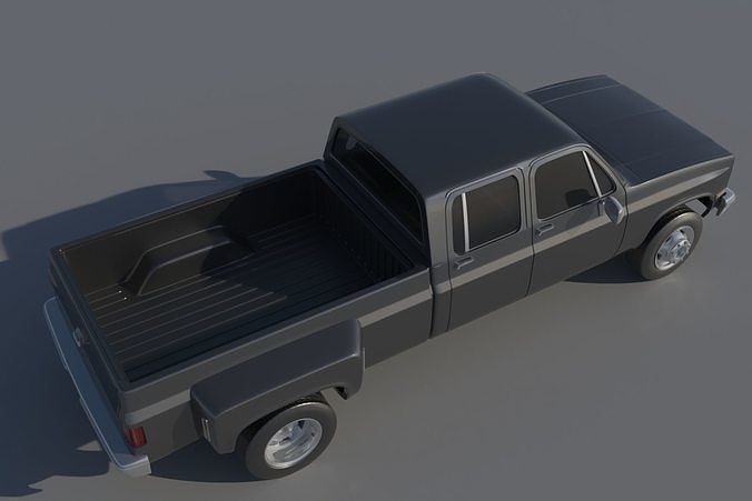 Chevrolet K30 Crew Cab 1975  3D print model 6