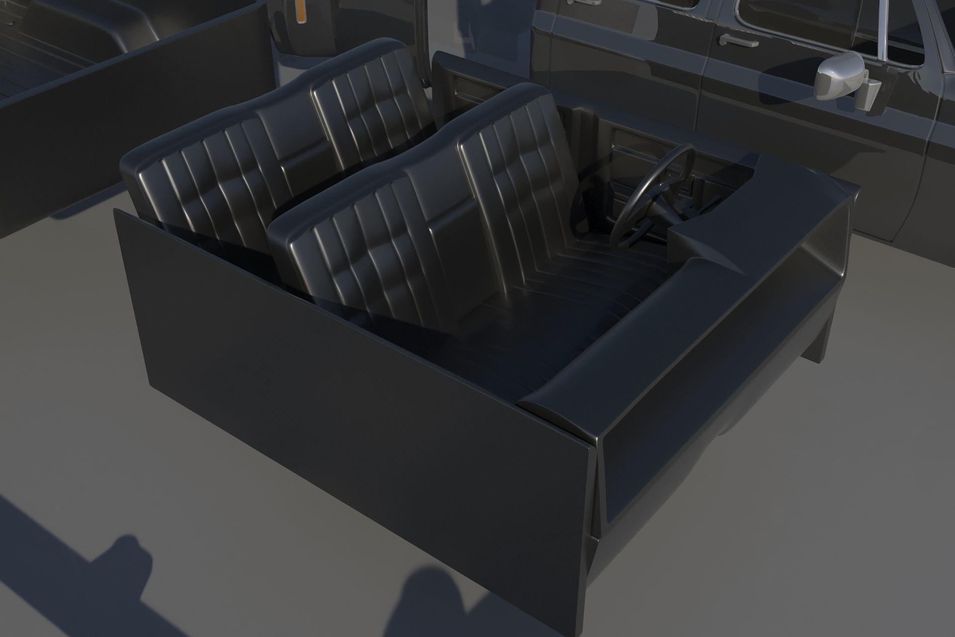 Chevrolet K30 Crew Cab 1975  3D print model_16