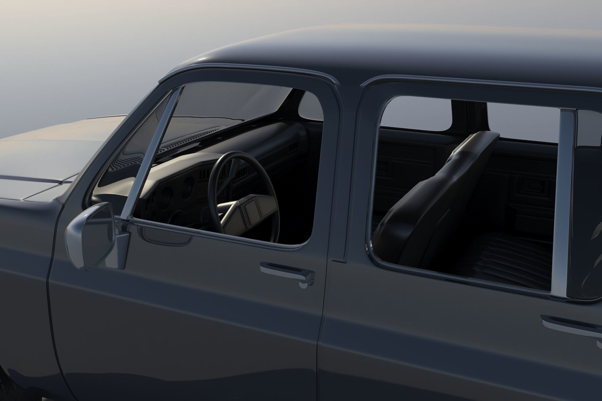 Chevrolet K30 Crew Cab 1975  3D print model_9