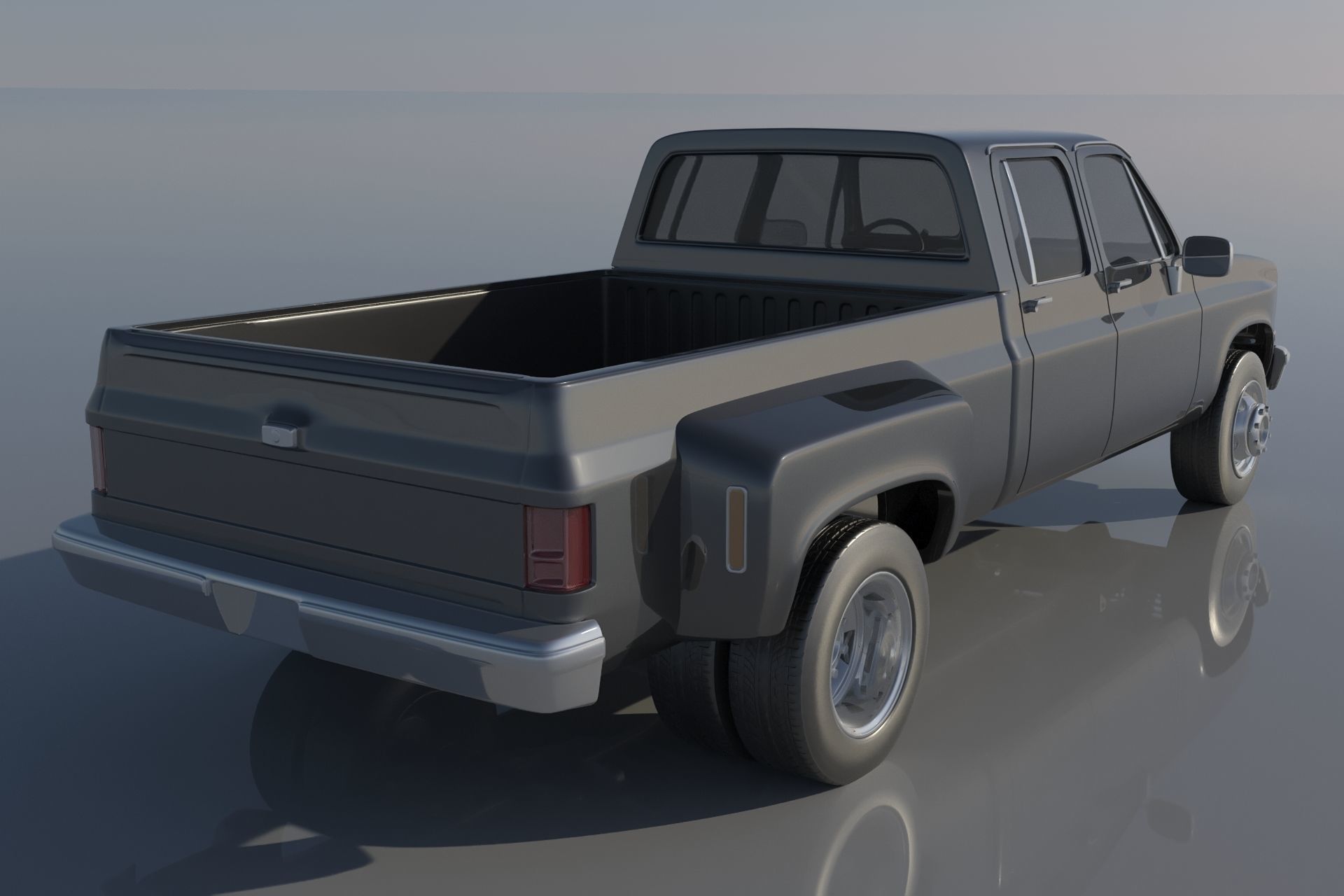 Chevrolet K30 Crew Cab 1975  3D print model_4