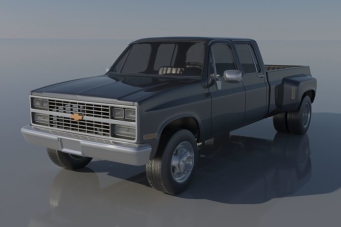Chevrolet K30 Crew Cab 1975  3D print model 2
