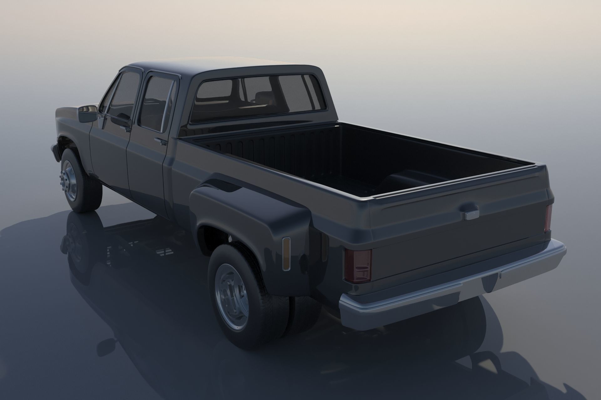 Chevrolet K30 Crew Cab 1975  3D print model_3