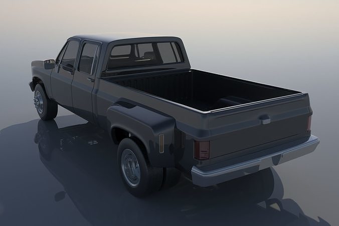Chevrolet K30 Crew Cab 1975  3D print model 4