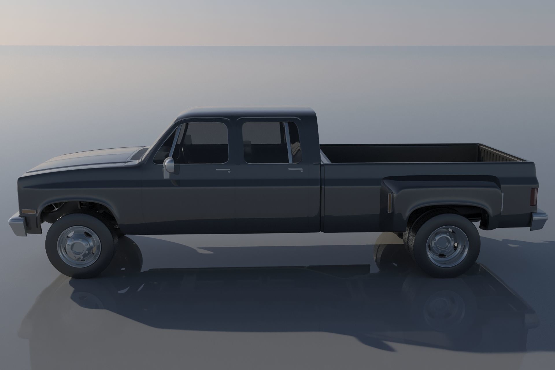Chevrolet K30 Crew Cab 1975  3D print model_2