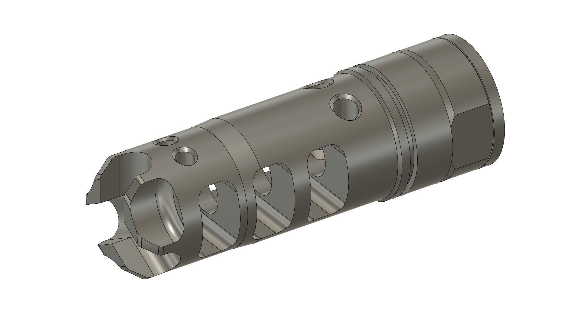 Muzzle Brake Lantac Dragon 3D model_3