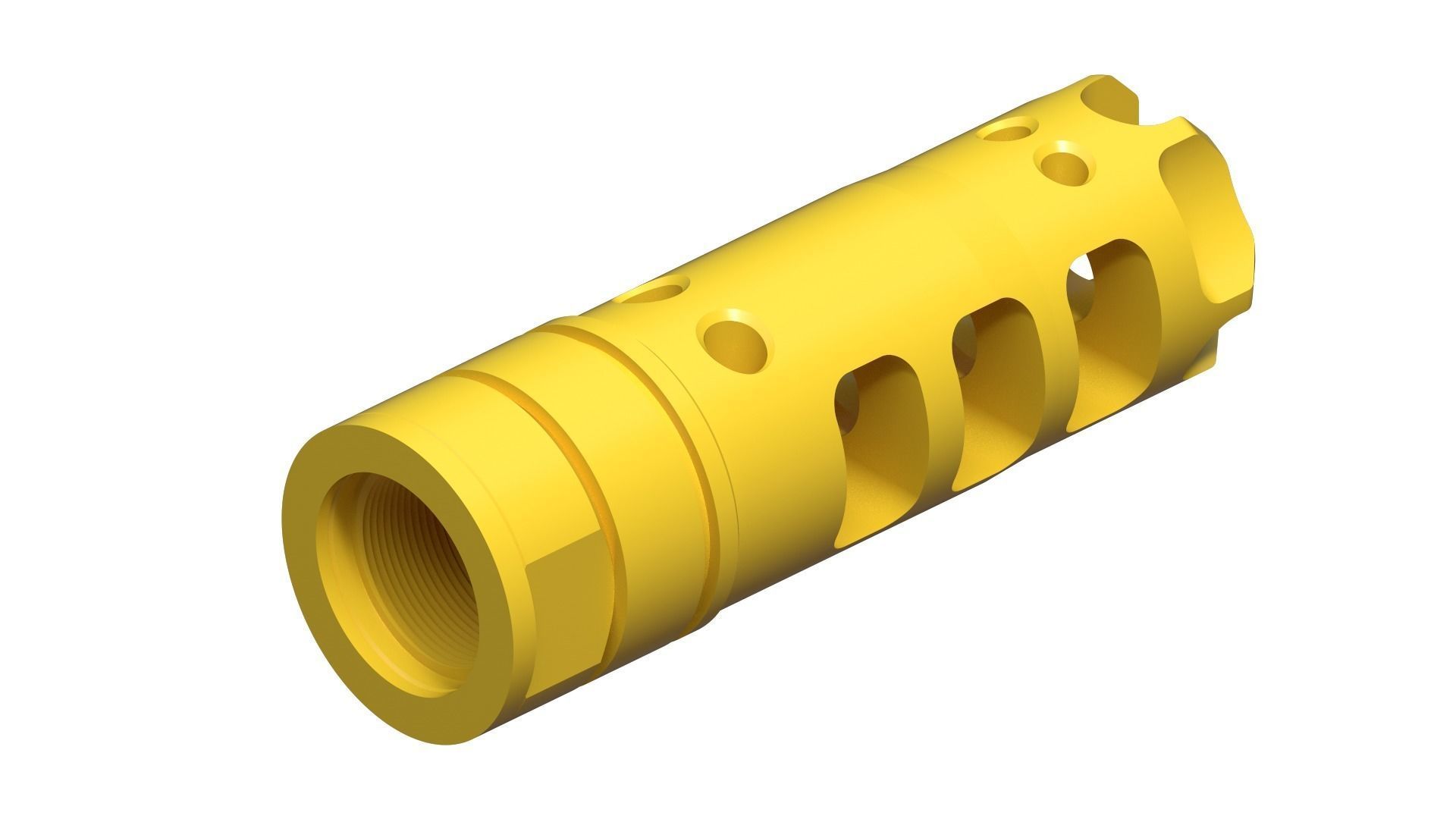 Muzzle Brake Lantac Dragon 3D model_1