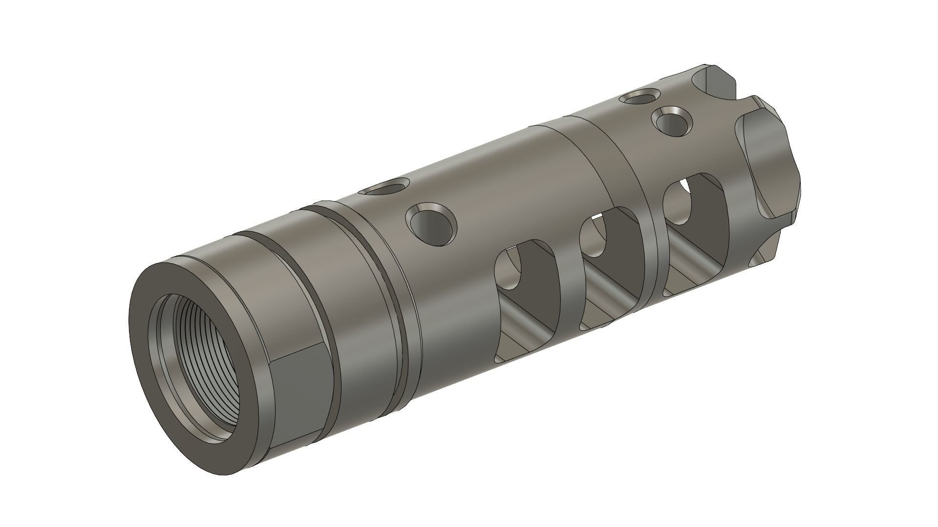 Muzzle Brake Lantac Dragon 3D model_4