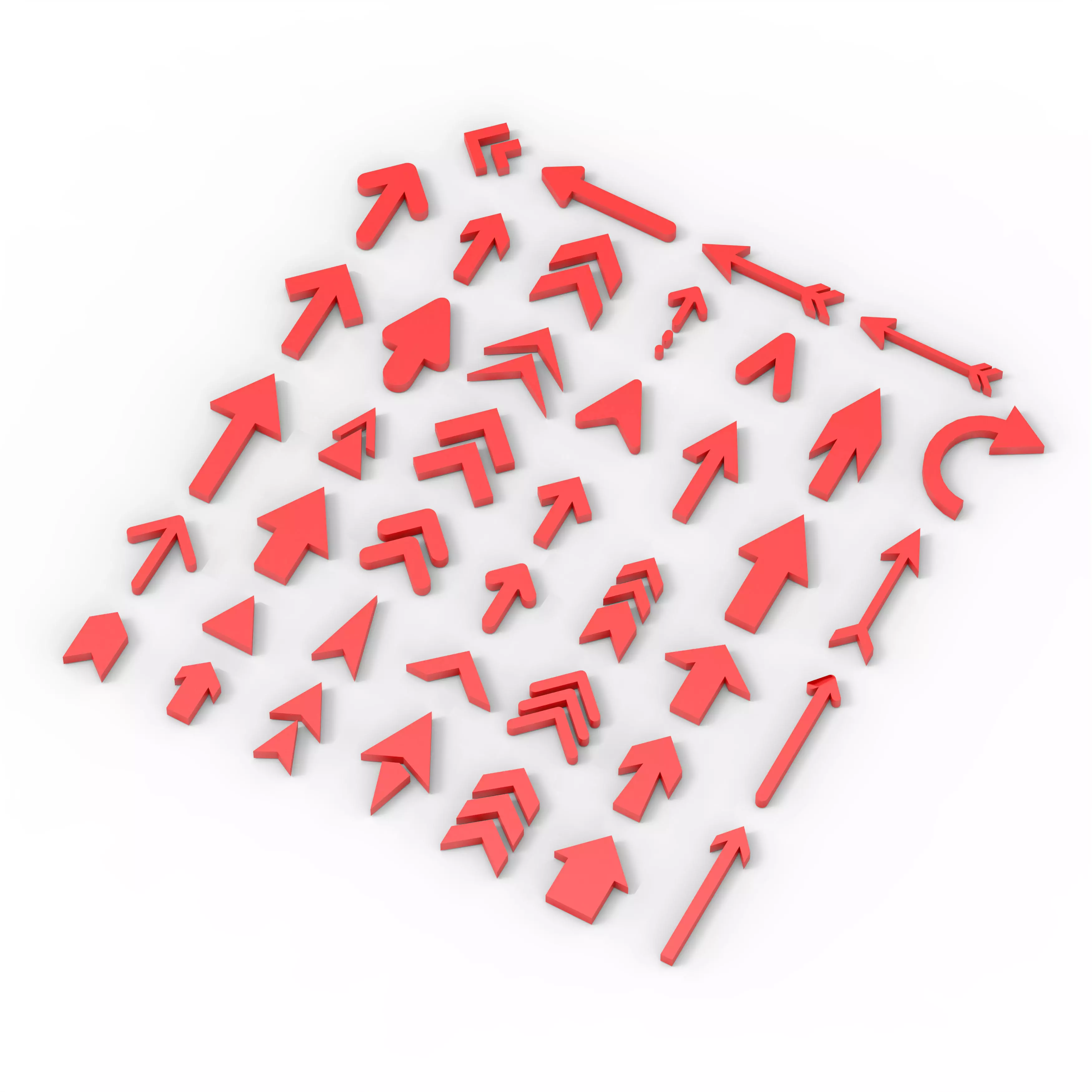 arrow collection arrows 3D model