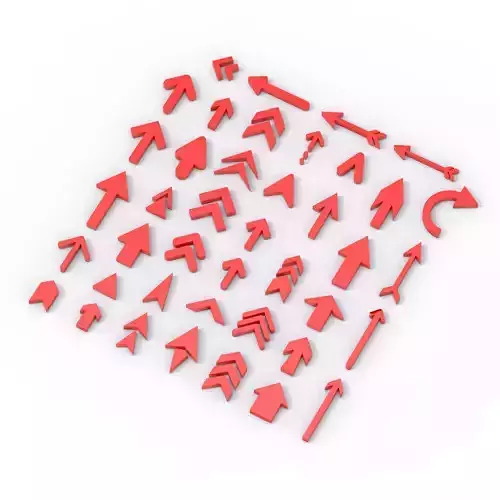 arrow collection arrows 3D model