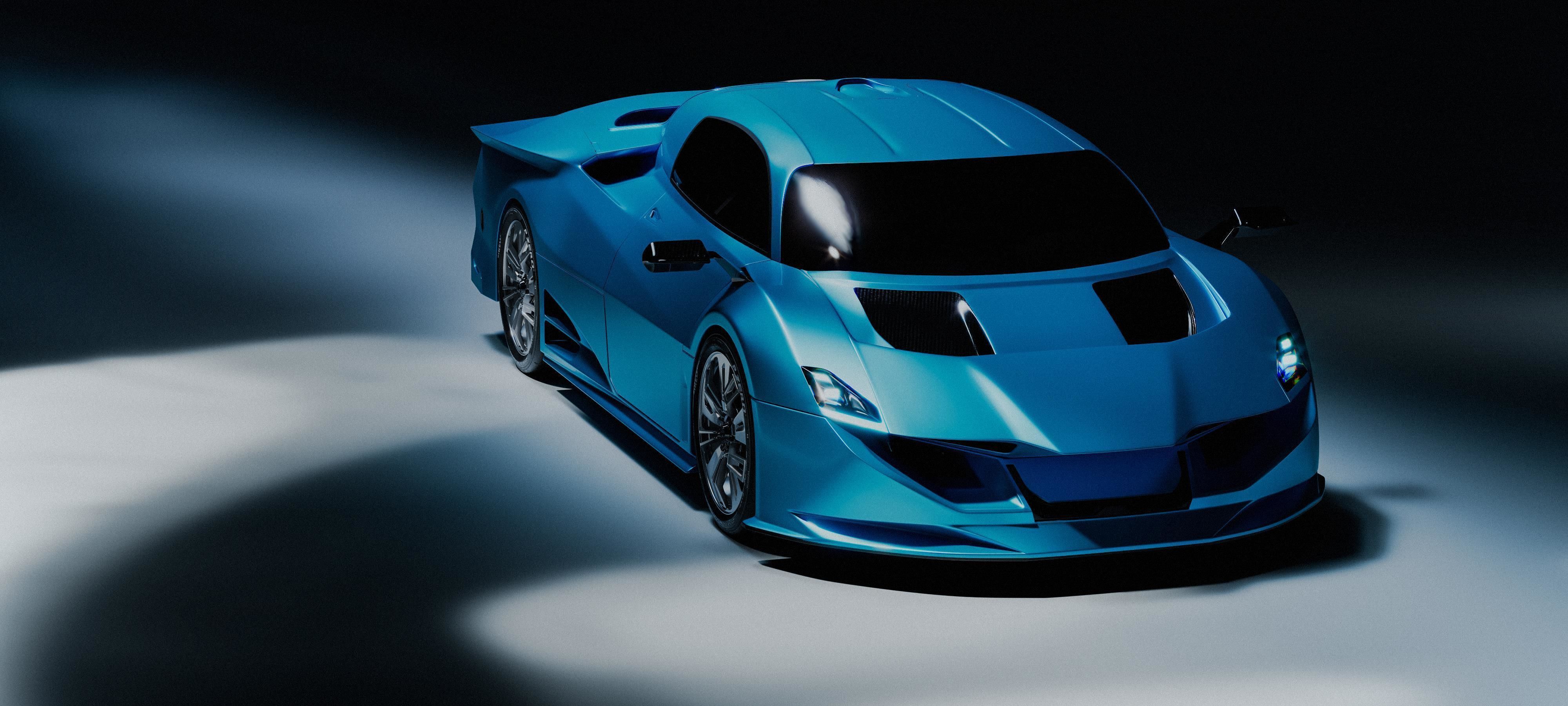 Concept car design - 031 3D model_19