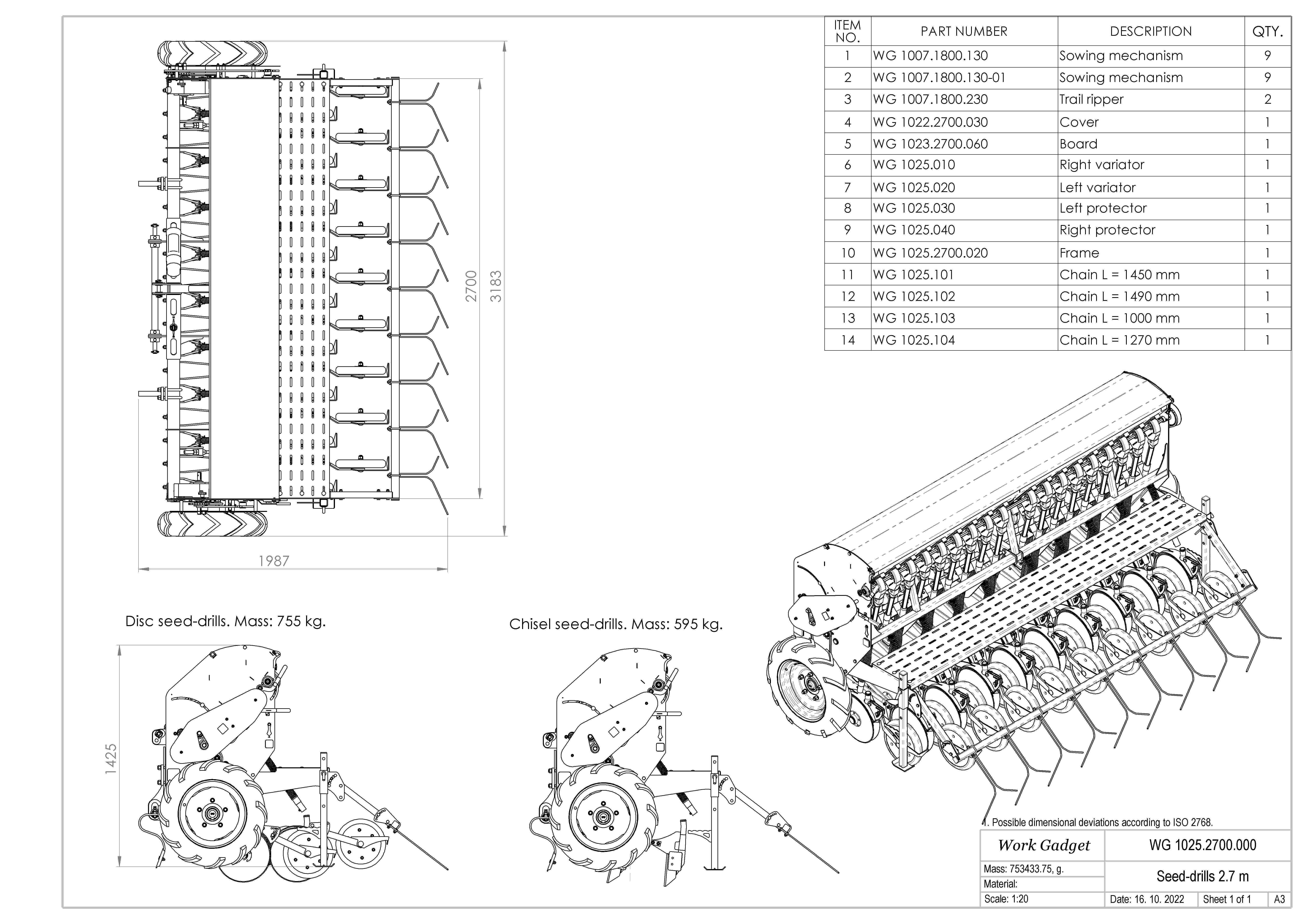WG 1025 - Variator seed drill 3D model_13