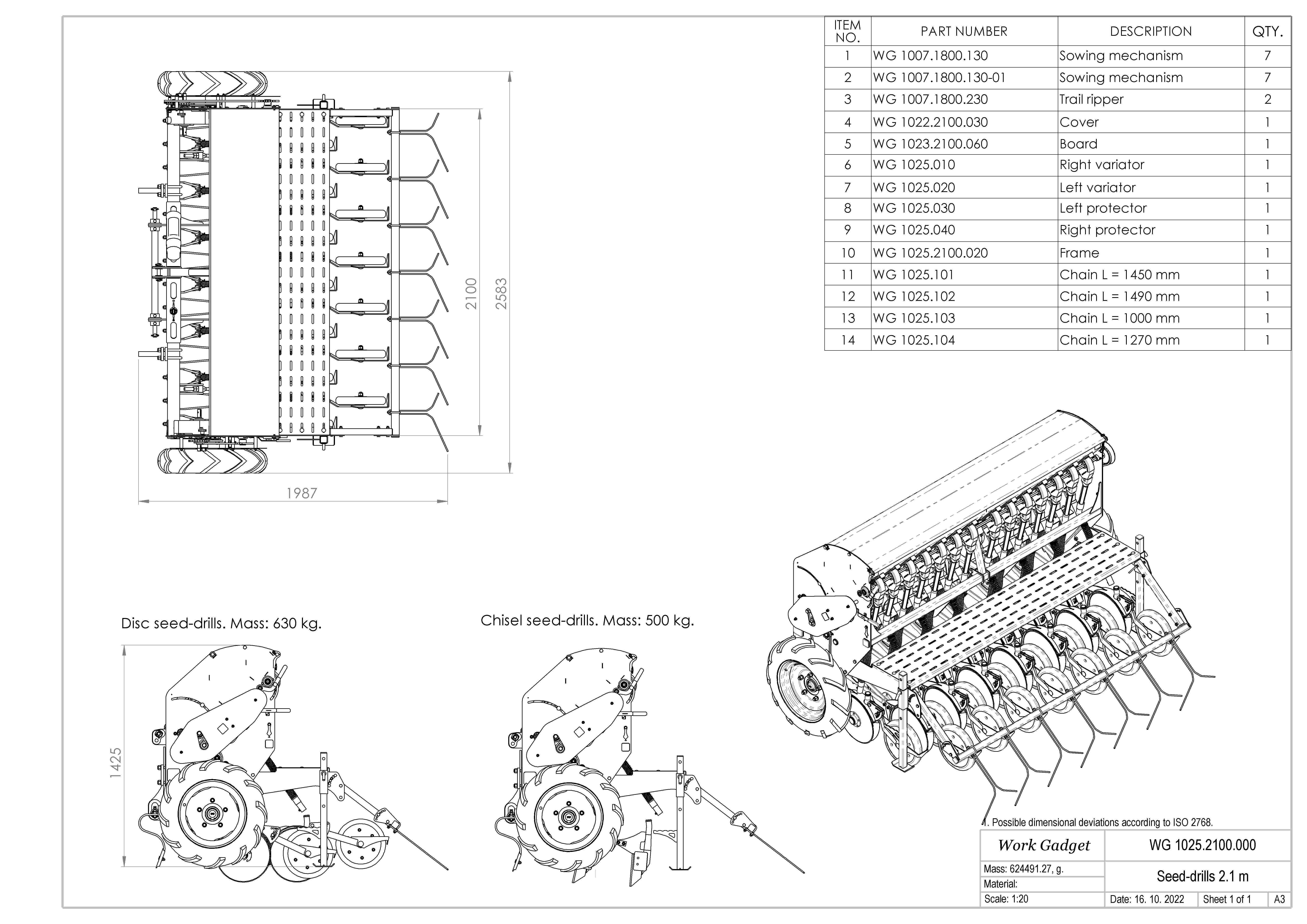 WG 1025 - Variator seed drill 3D model_11