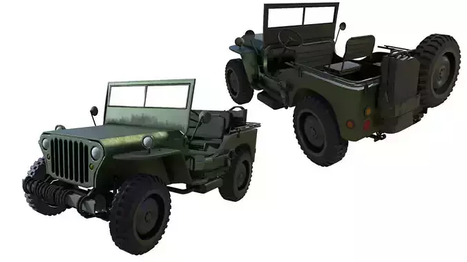  jeep world war 1  3D model