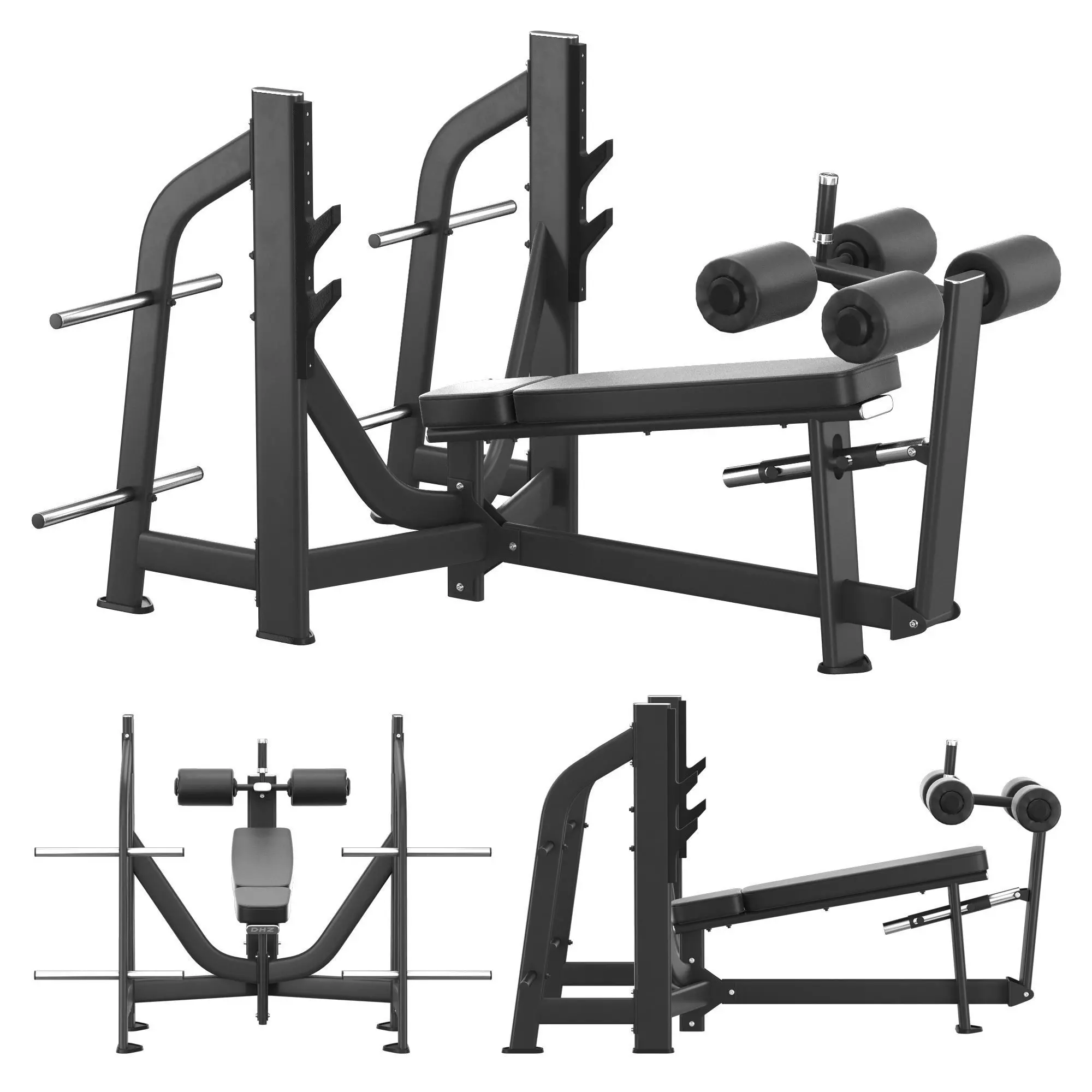  E-7041 Olympic Decline Bench 3D model_0