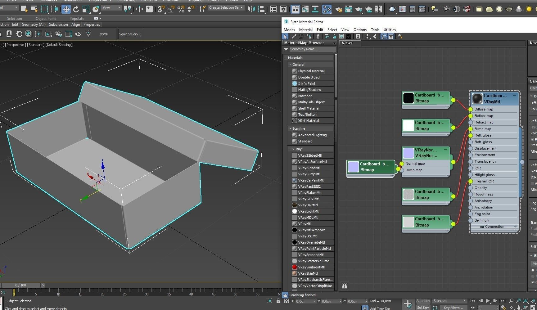 Cardboard box black 09 Low-poly 3D model_16