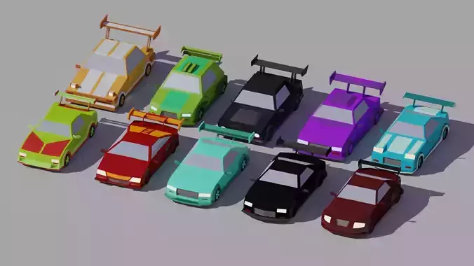 Lowpoly Racing Car
