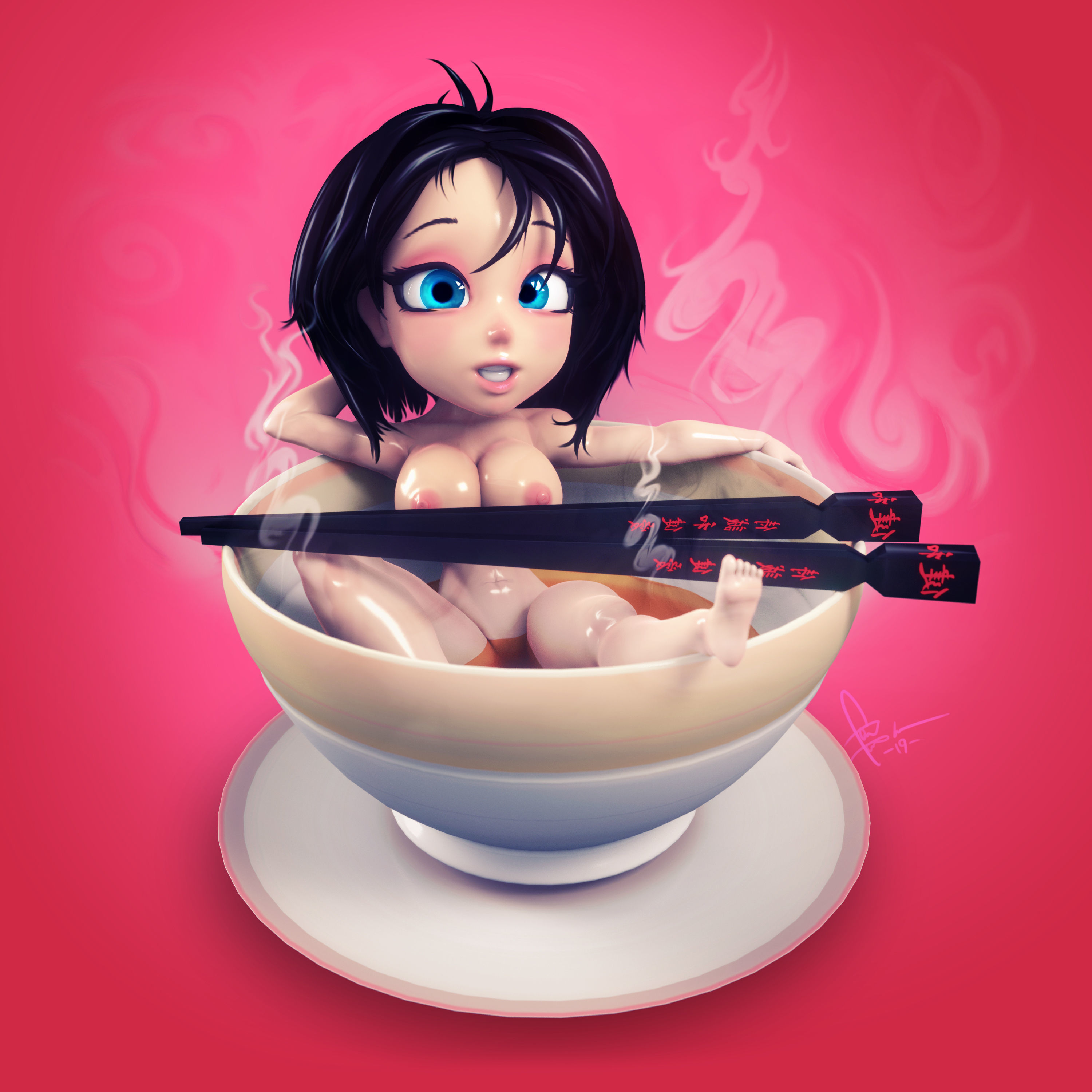 H Girl Premium Bundle for Daz3D and Poser 3D model_10