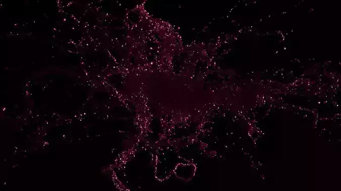 particle background animation  3D model